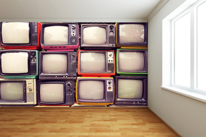 Retro TV's Wall Mural