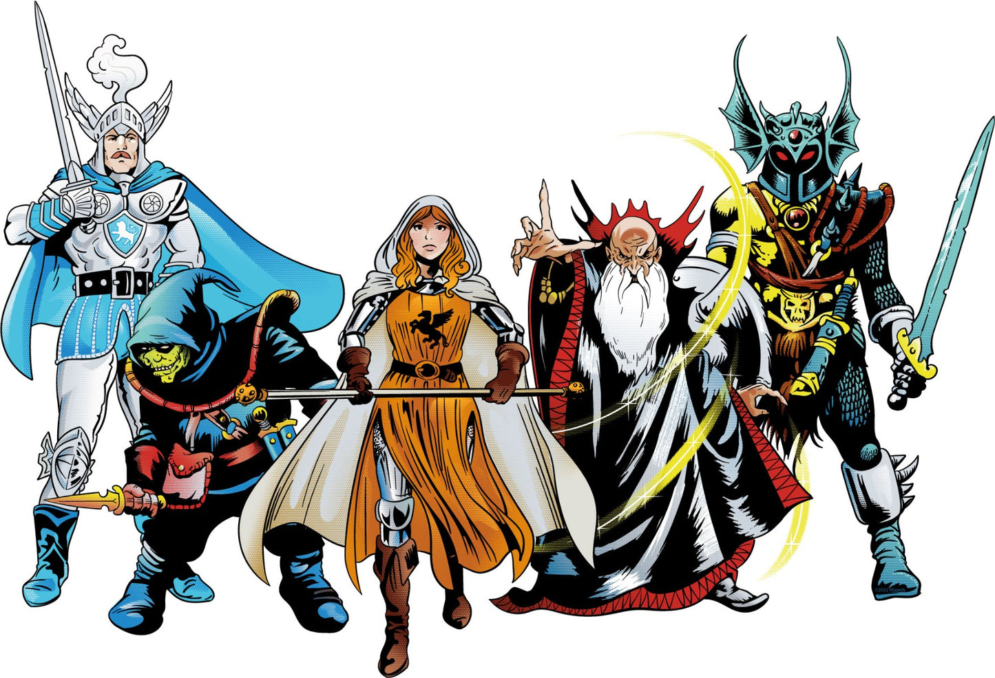 Dungeons & Dragons - Action Figure Group Wall Sticker