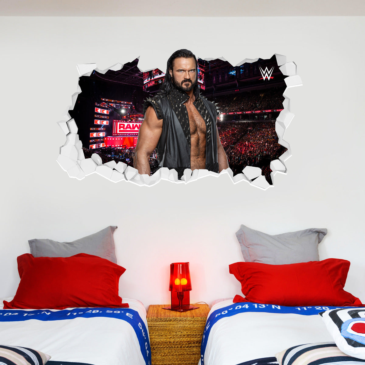 WWE Drew McIntyre Broken Wall Sticker