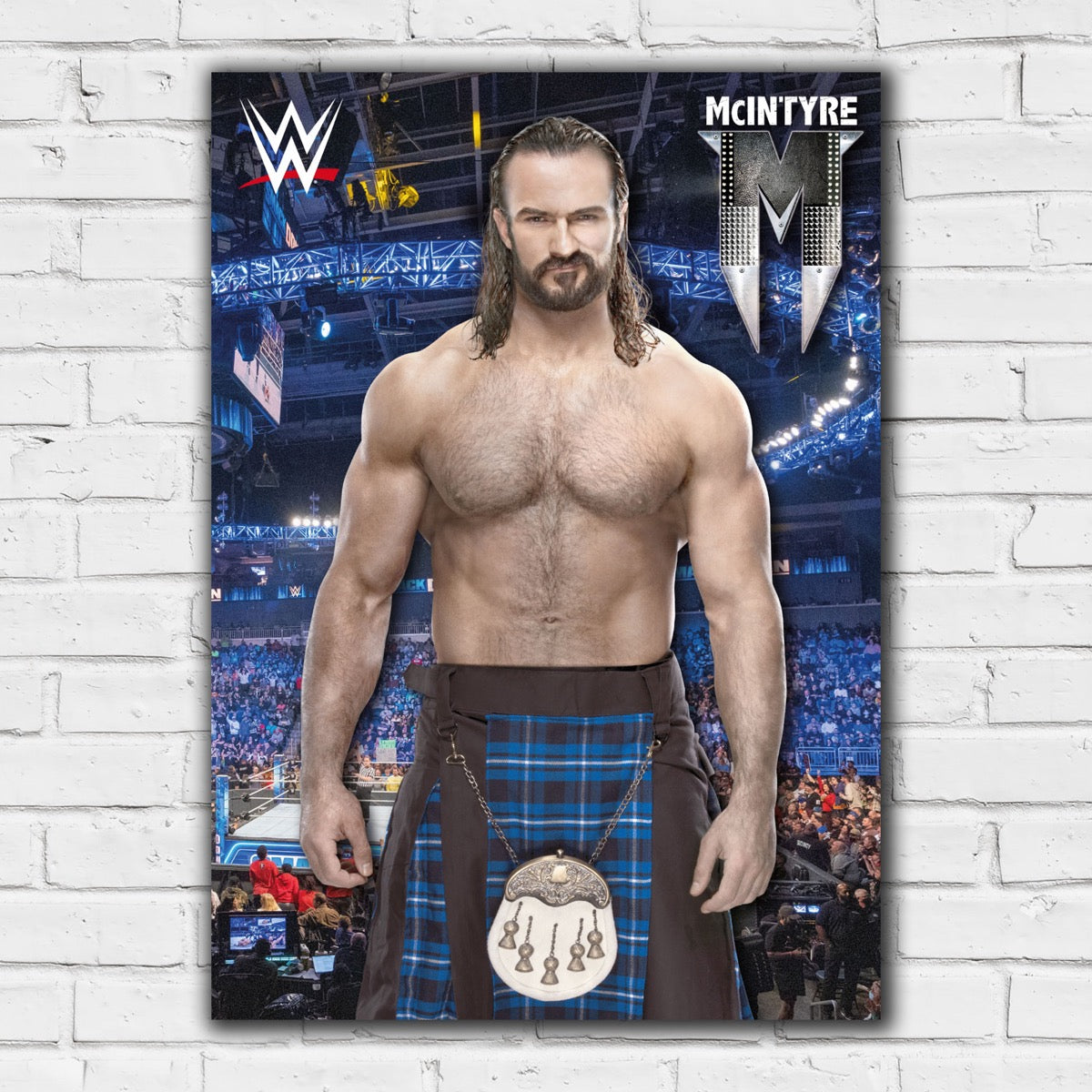 WWE Print - Drew McIntyre Crowd Poster