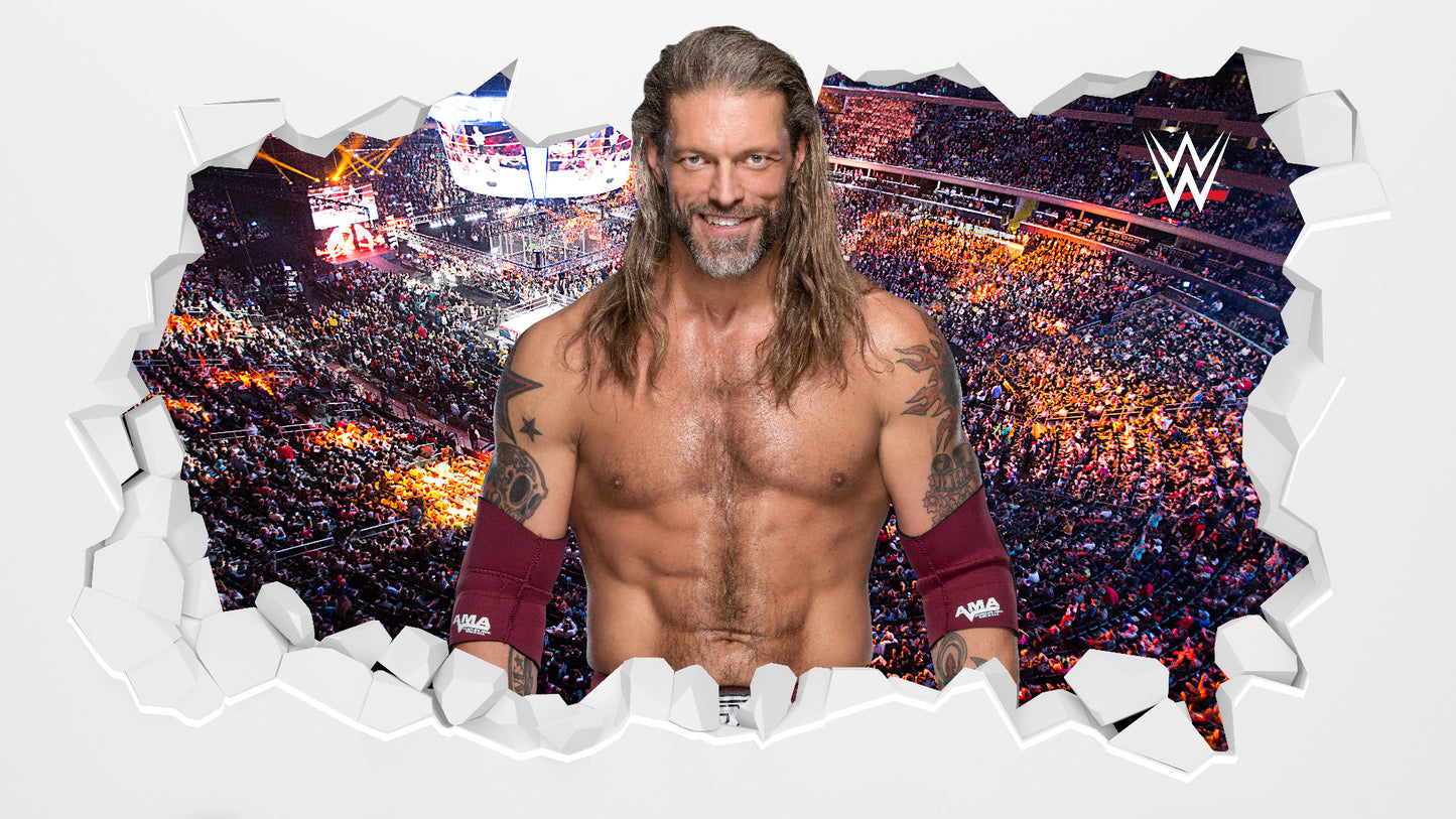 WWE - Edge Broken Wall Sticker