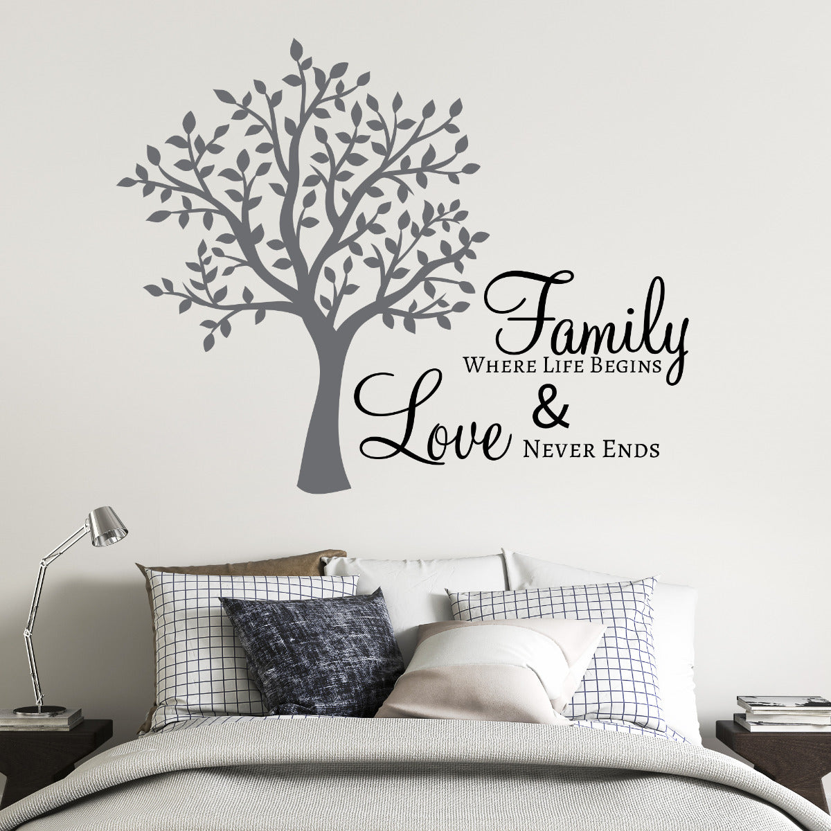 Family Tree Quote Wall Sticker