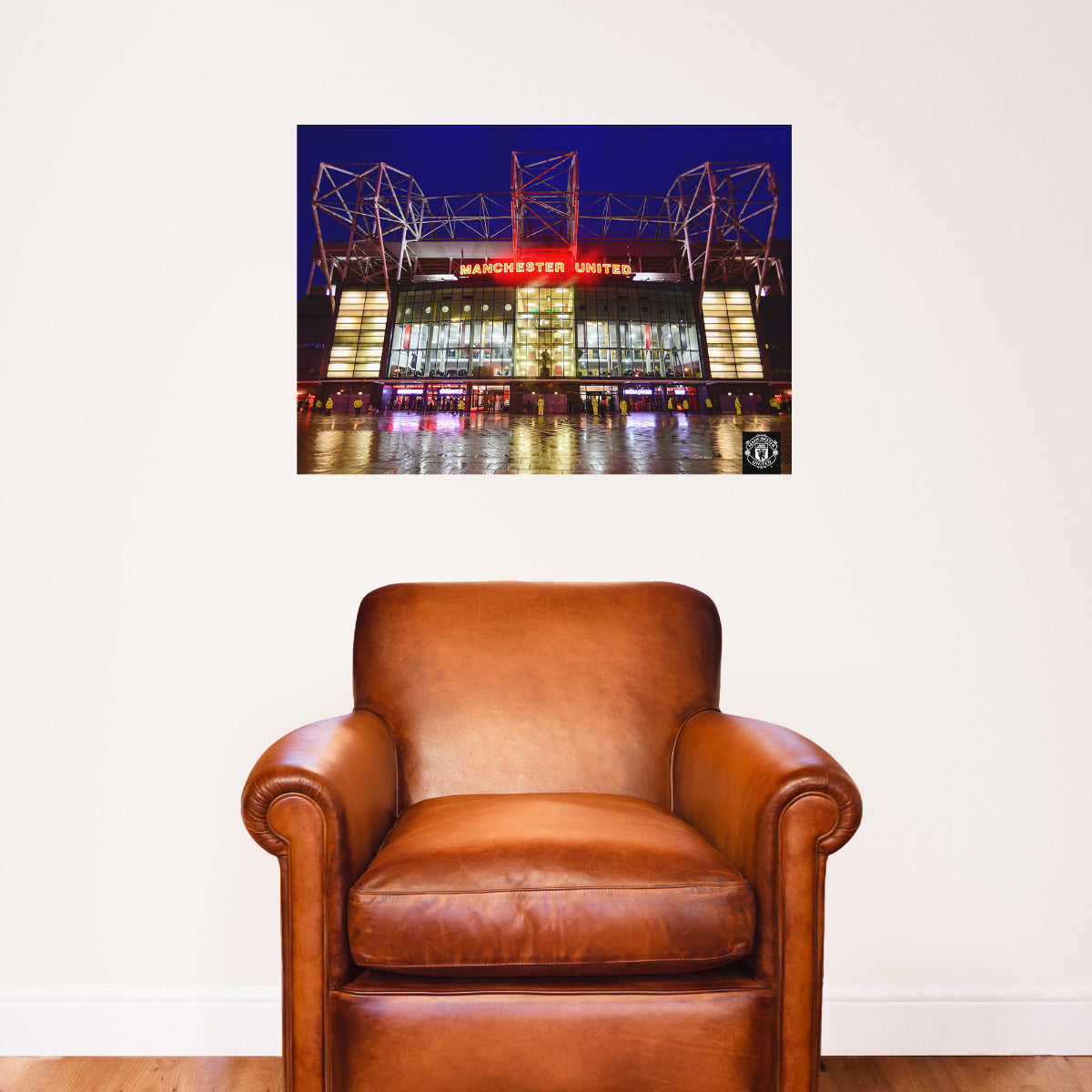 Manchester United Print - Forecourt Night Design