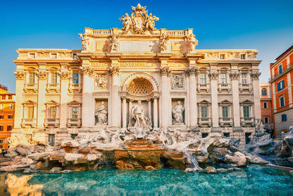 Fountain Di Trevi Rome Wall Mural