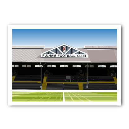 Fulham FC - Craven Cottage Stadium Illustration Print