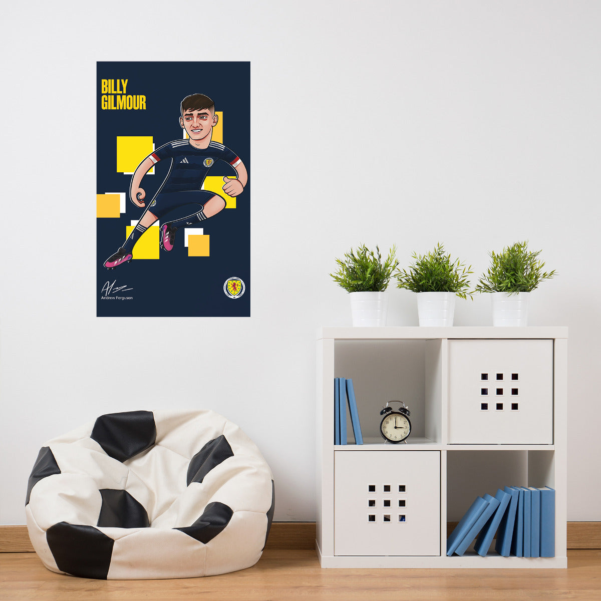 Scotland National Team - Billy Gilmour Wall Sticker