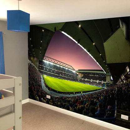 Rangers F.C - Night Time Match Stadium Full Wall Mural