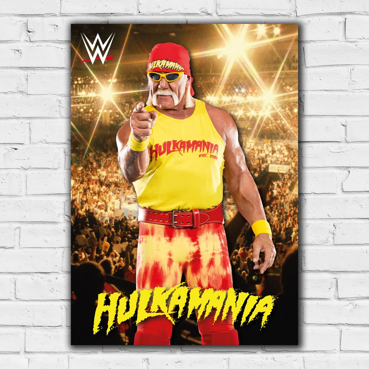 WWE Print - Hulk Hogan Crowd Poster