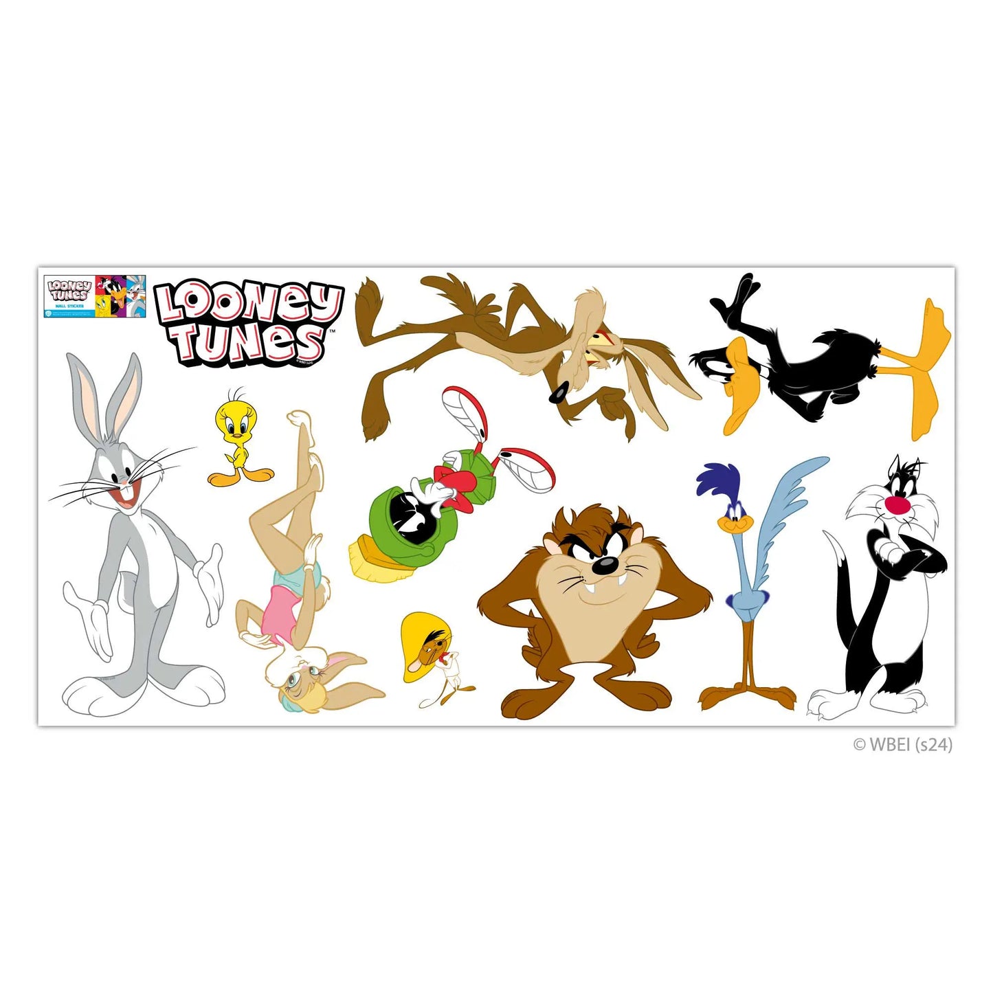 Looney Tunes Wall Sticker - Looney Tunes 10 Character Set Wall Decal Art