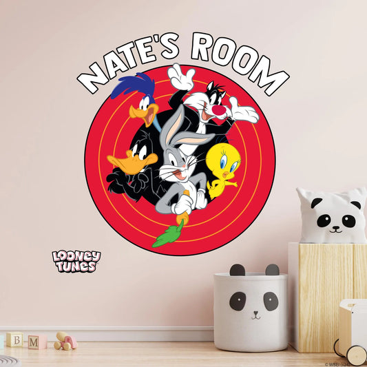 Looney Tunes Wall Sticker - Group Bullseye Personalised Wall Decal Art