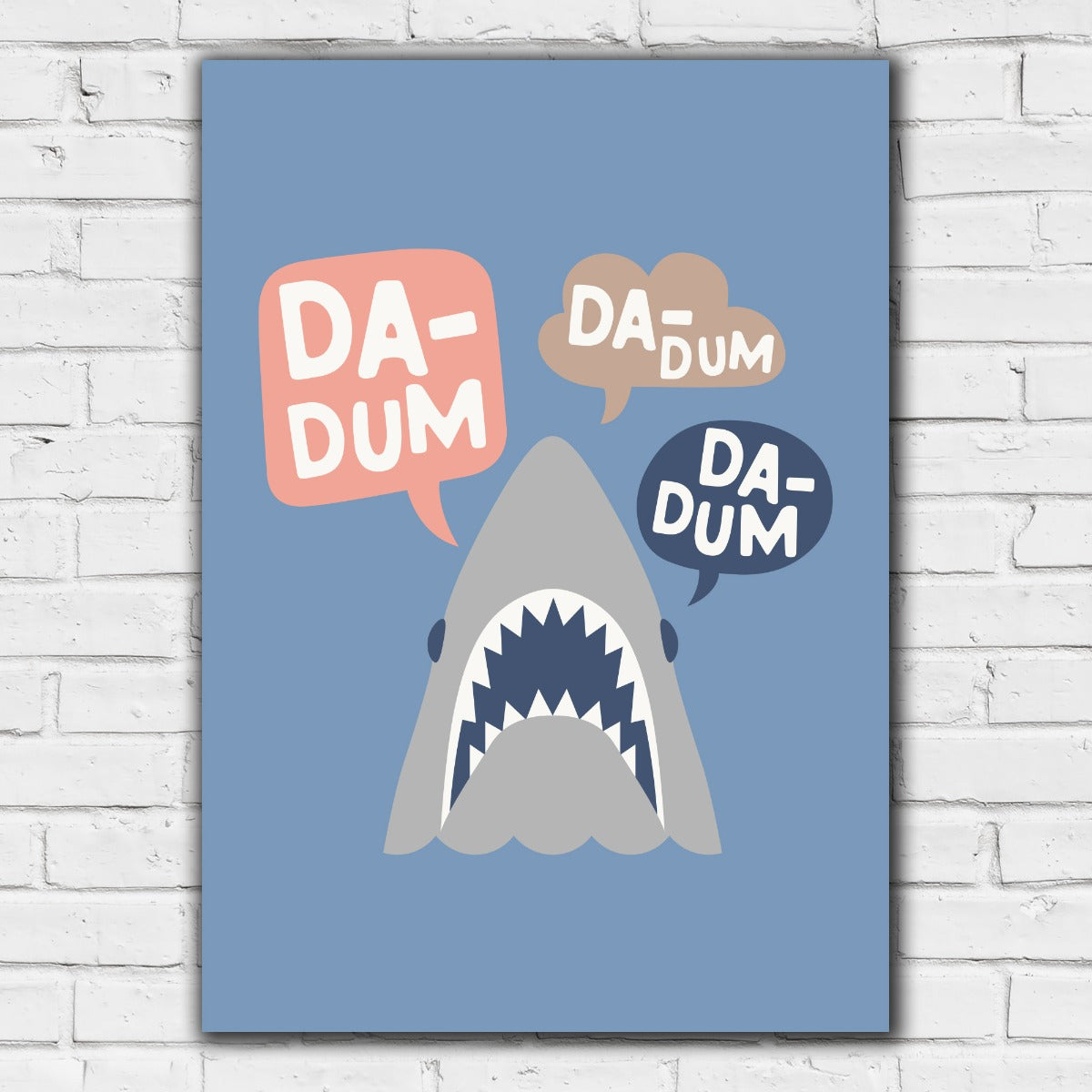 Jaws Print - Kids Da Dum Shark