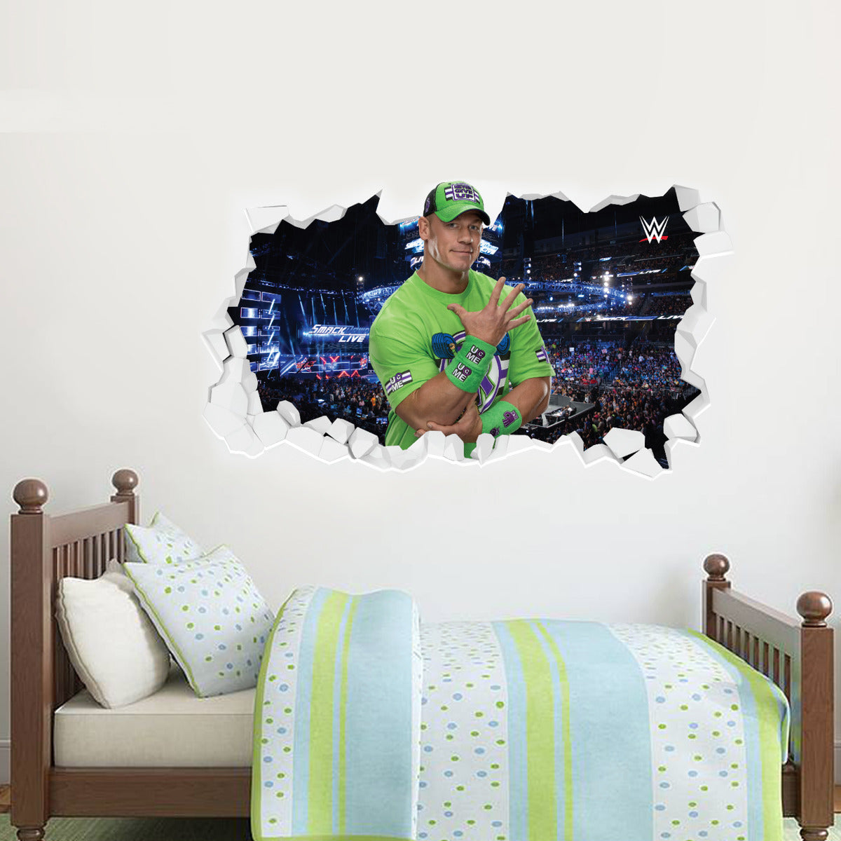 WWE John Cena Broken Wall Sticker