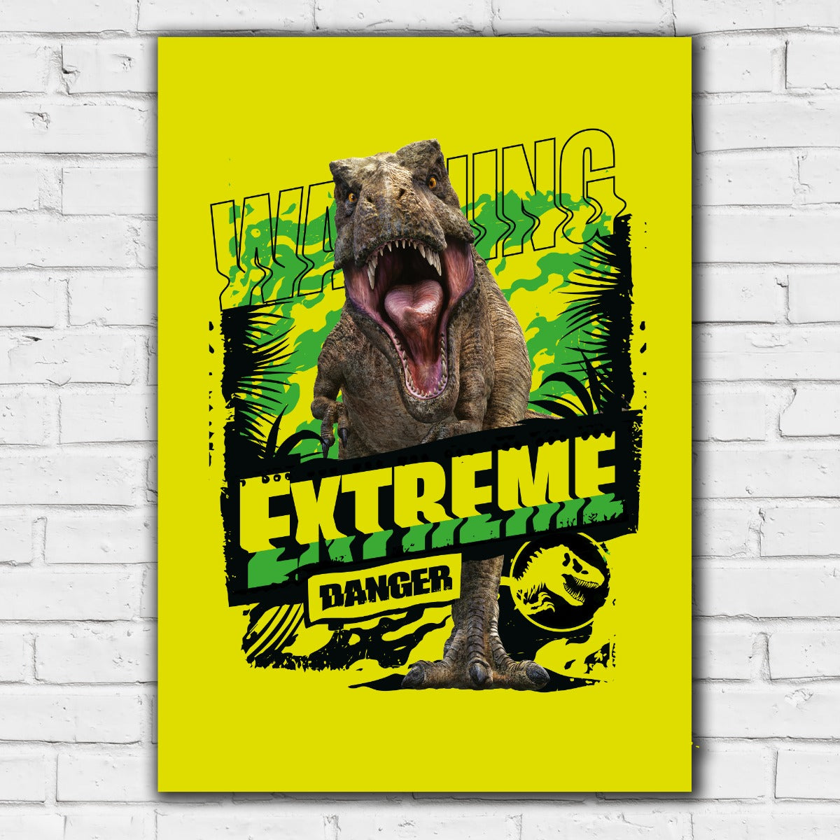 Jurassic World Camp Cretaceous Print - T-Rex Extreme Danger