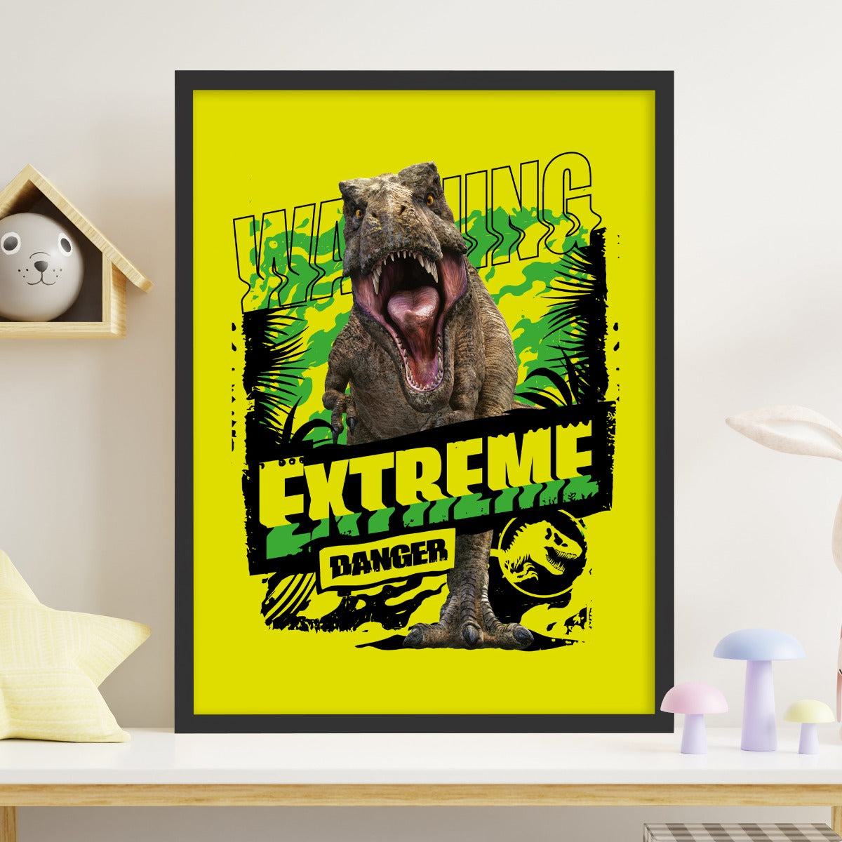 Jurassic World Camp Cretaceous Print - T-Rex Extreme Danger