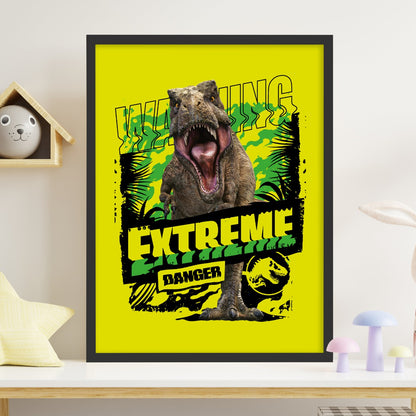 Jurassic World Camp Cretaceous Print - T-Rex Extreme Danger