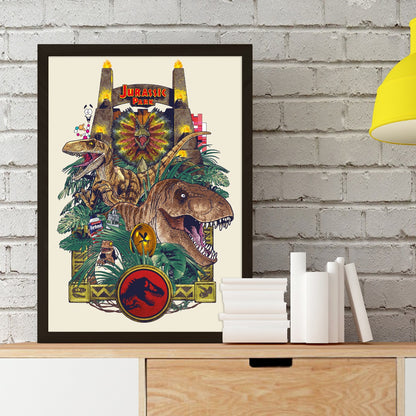 Jurassic Park Print - Park Gate Entrance