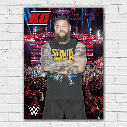 WWE Print - Kevin Owens Crowd Poster