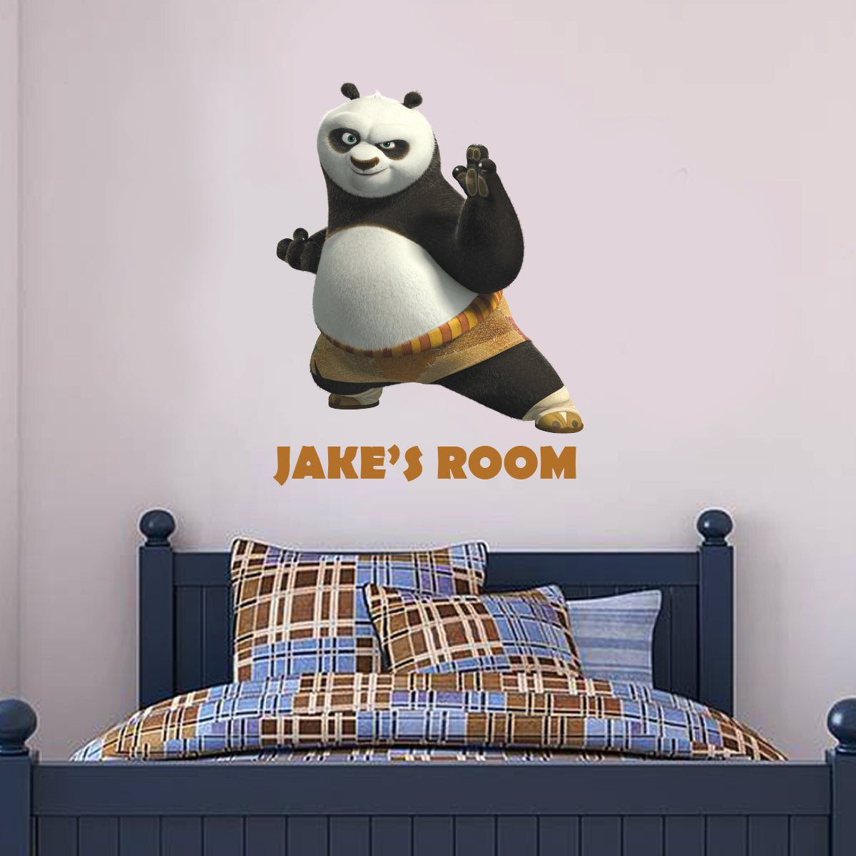 Kung Fu Panda Po Personalised Wall Sticker
