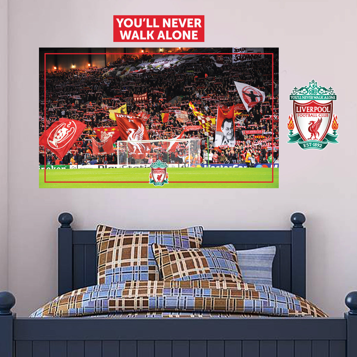 Liverpool Football European Night Anfield Stadium Wall Sticker