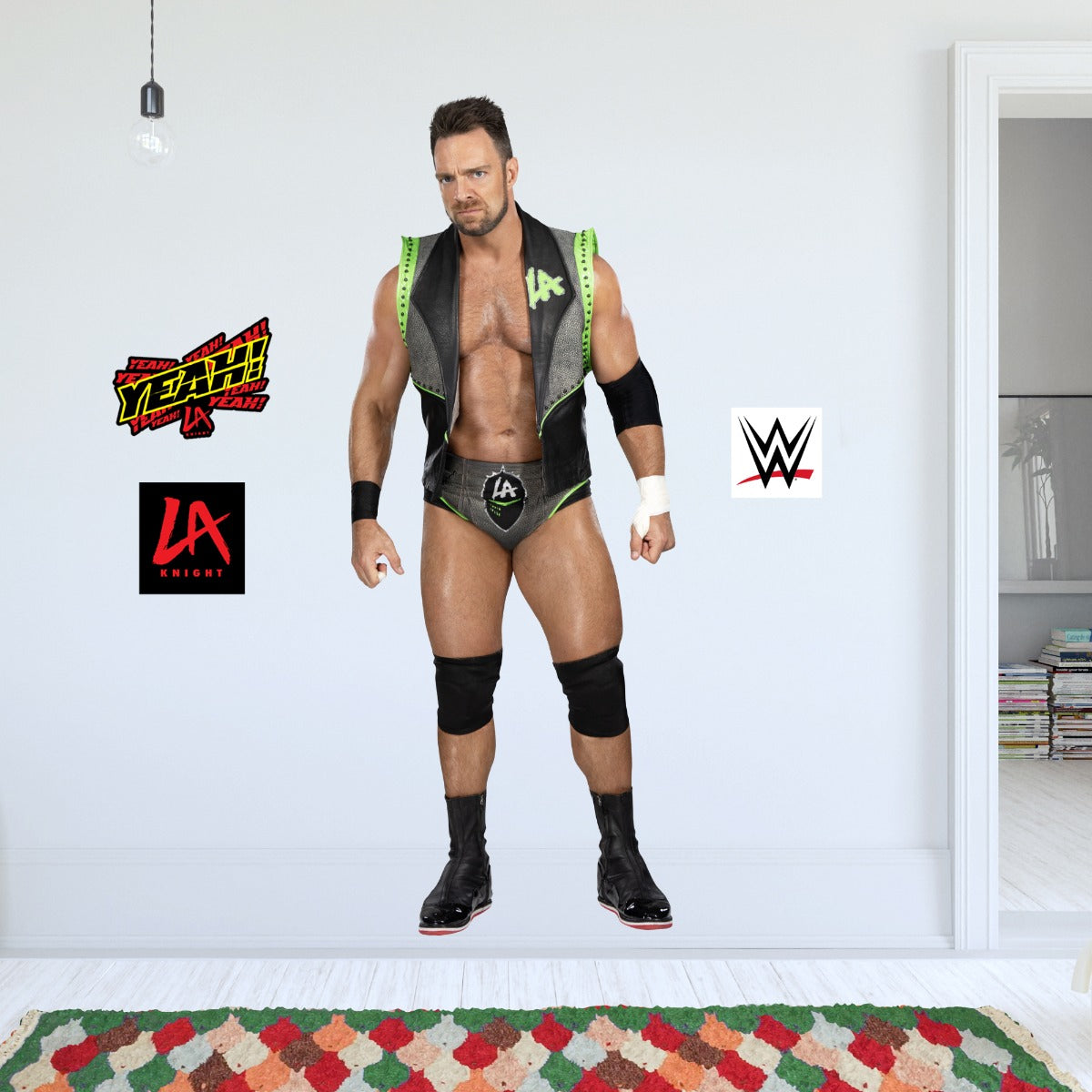 WWE - LA Knight Cut Out Wall Sticker