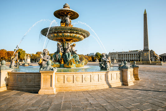 Maritime Fountain Paris Wall Mural