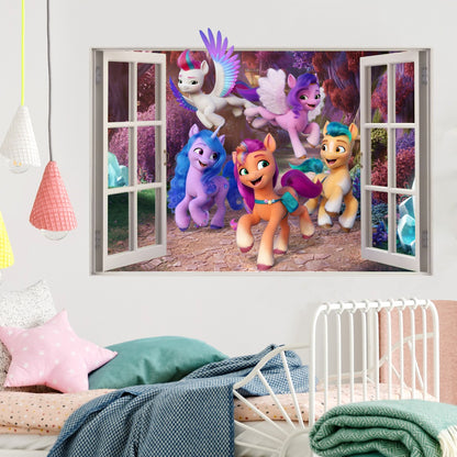 My Little Pony Wall Sticker - A New Generation Group Window Wall