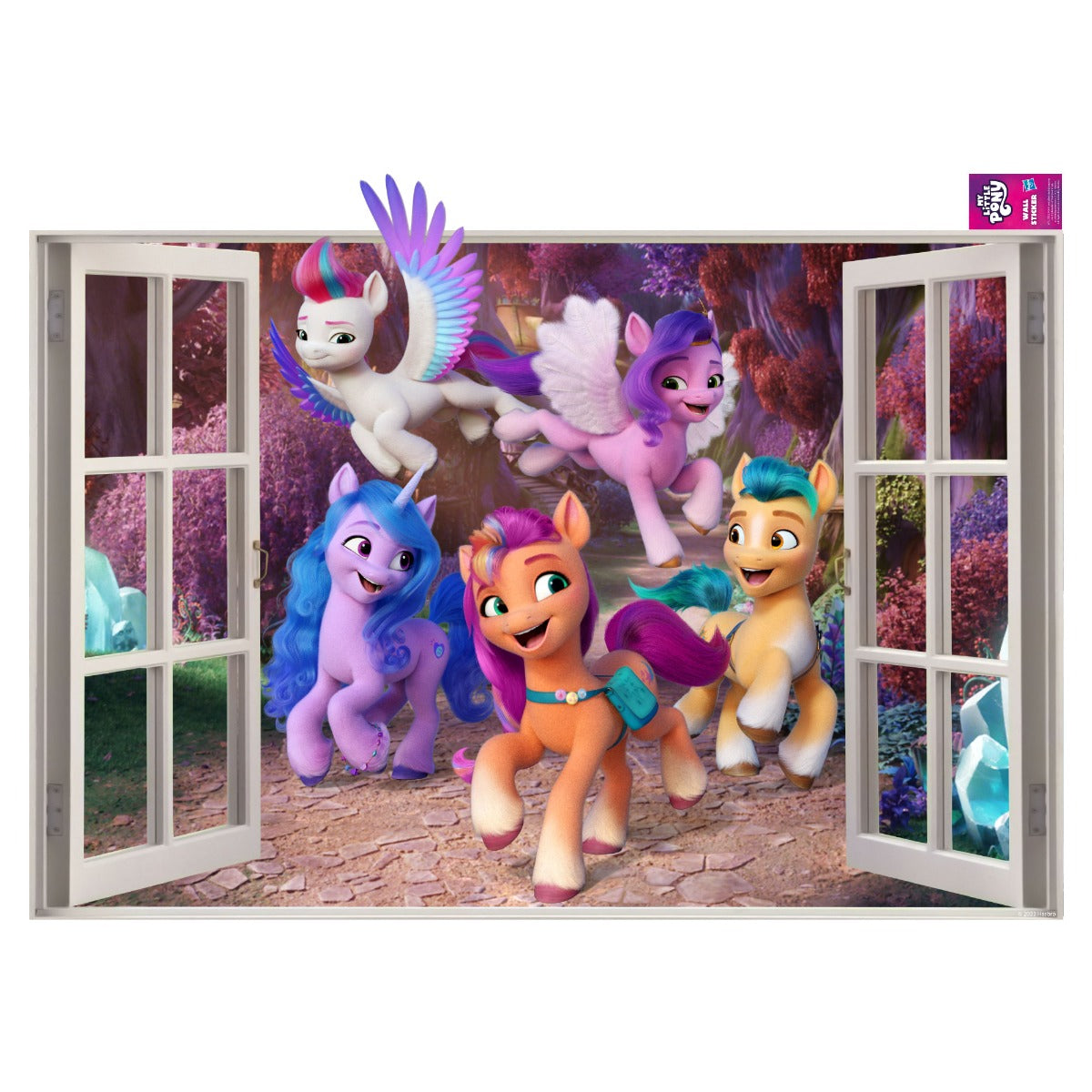 My Little Pony Wall Sticker - A New Generation Group Window Wall