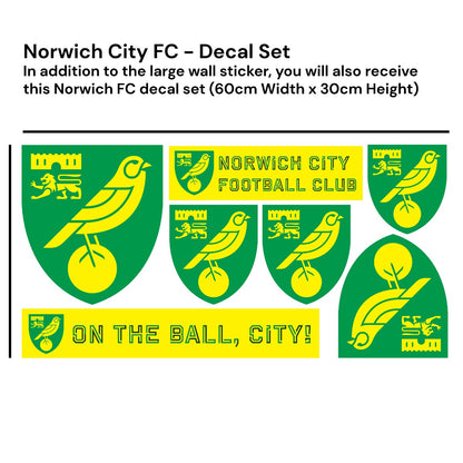 Norwich City FC - Alice Parker 23-24 Player Broken Wall Sicker