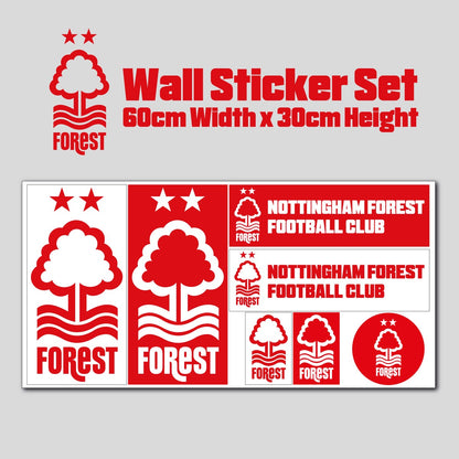 Nottingham Forest FC - Stadium Trent End Wall Sticker + Decal Set