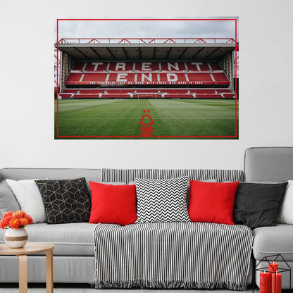 Nottingham Forest FC - Stadium Trent End Wall Sticker + Decal Set