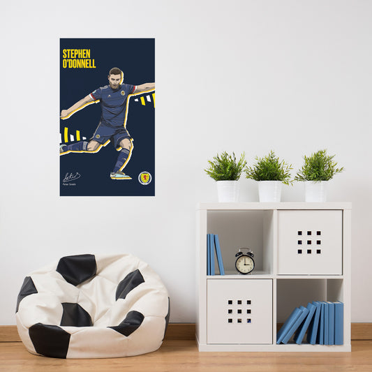 Scotland National Team - Stephen O'Donnell Wall Sticker