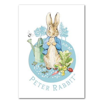 Peter Rabbit Print - Peter Garden Circle Print