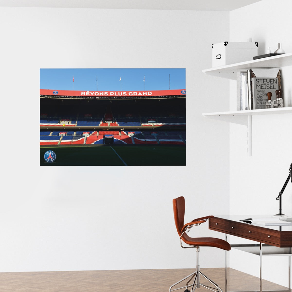 Paris Saint-Germain F.C. Stadium Revons Plus Grand Wall Sticker