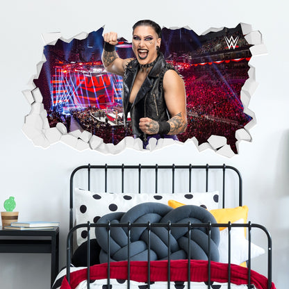 WWE - Rhea Ripley Broken Wall Sticker