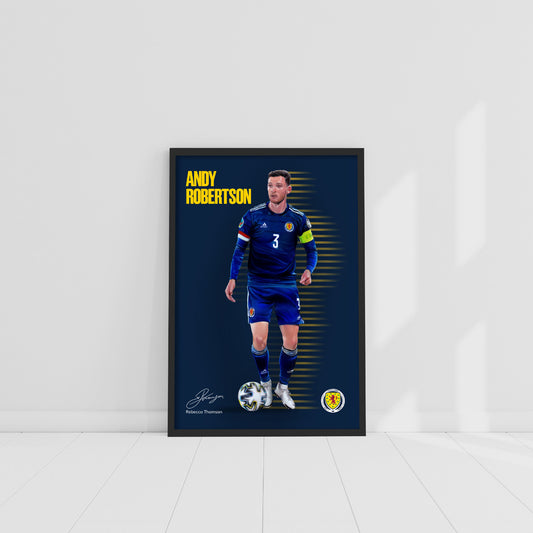 Scotland National Team - Andy Robertson Print