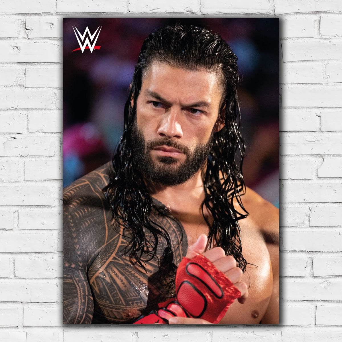 WWE Print - Roman Reigns in Ring Poster