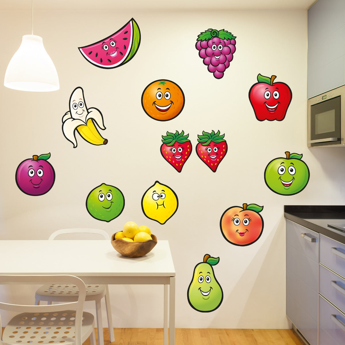 Sticker kitchen set on sale