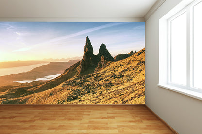 The Old Man of Storr at Sunrise Wall Mural