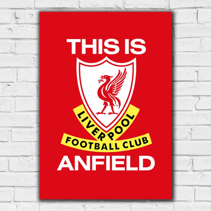 Liverpool FC Print - This is Anfield Poster