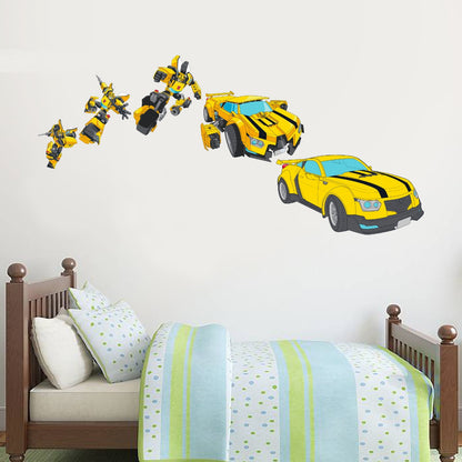 Transformers Bumblebee Transformation Wall Sticker