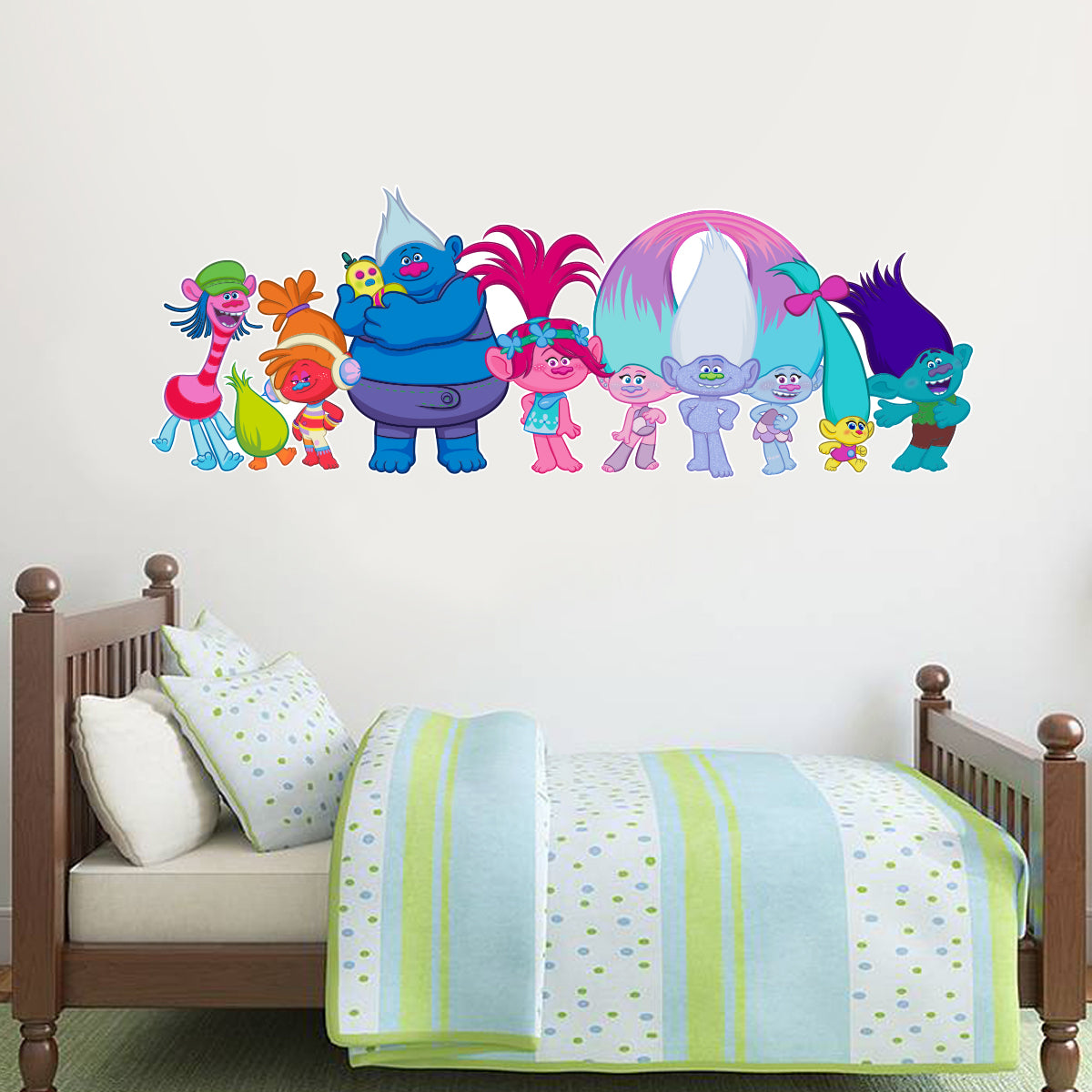 Trolls Poppy Group Wall Sticker