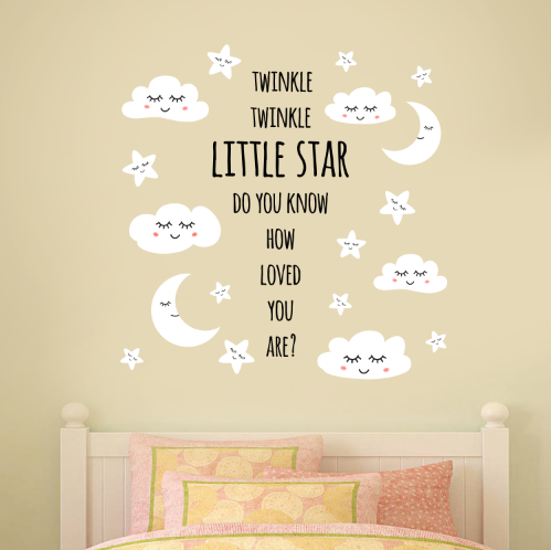 Twinkle Twinkle Little Star Wall Sticker