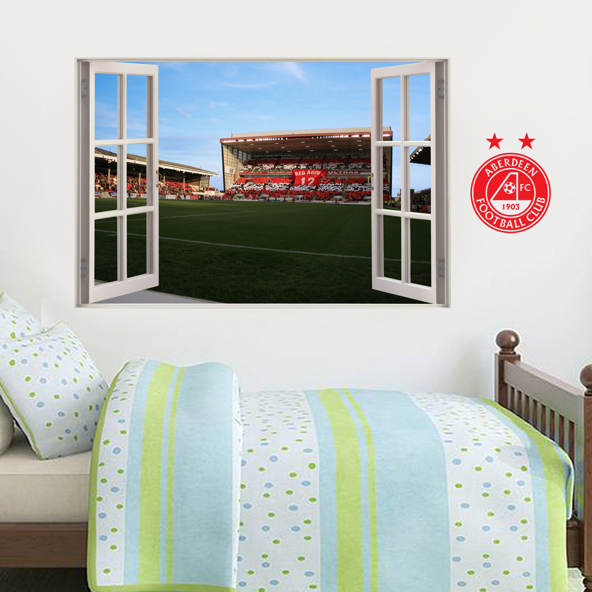 Aberdeen Stadium Window Wall Sticker